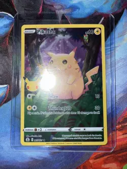 Pikachu 005/025 Full Art Holo Celebrations Pokemon TCG NM - Image 4