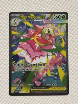 Pokemon Mega Meganium ex 272 Ascended Heroes Special Illustration Rare MINT - Image 1