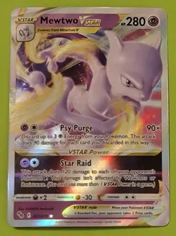 Pokemon Mewtwo VSTAR #031/078 English Pokemon GO - Image 1