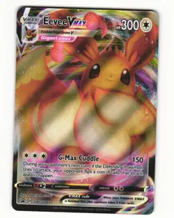 Eevee VMAX SWSH087 Promo 2019 SWSH Black Star Pokemon LP - Image 1