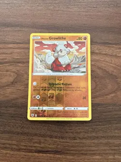 Pokemon TCG Hisuian Growlithe 070/189 Swsh10: Astral Radiance Reverse Holo NM - Image 2