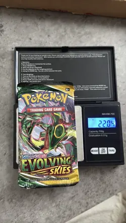 Pokemon TCG Sword & Shield Evolving Skies Sealed Booster Pack - HEAVY 22.04g - Image 1