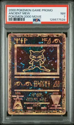 2000 POKEMON GAME MOVIE POKEMON 2000 MOVIE ANCIENT MEW PSA 7 - Image 1