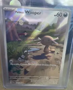 ⭐paldean Wooper ⭐102/094 Pokemon Phantasmal Flames Holo Full Art - Image 1