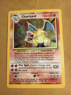 1999 Pokemon Base Set Charizard Holo 4/102 - Image 1