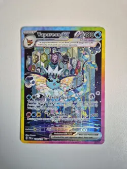 Vaporeon ex 149/131 Prismatic Evolutions Special Illustration Rare Pokemon NM - Image 1