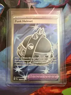 Pokemon Punk Helmet 121/094 Phantasmal Flames Full Art Ultra Rare NM Holo - Image 2