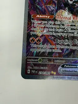 Pokemon TCG Charizard EX Paldean Fates SIR 234/091 Near Mint! - Image 5
