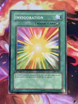 Invigoration SDK-021 LP-NM 1st Edition Yu-Gi-Oh! TCG - Image 1