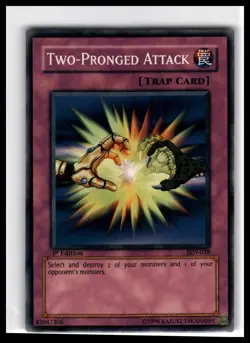 1st Edition Starter Deck: Yugi #SDY-028 Two-Pronged Attack - Image 1