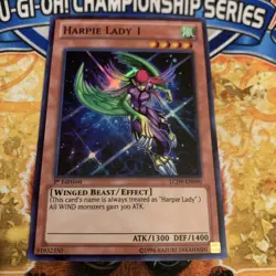 Yugioh Harpie Lady 1 LCJW-EN090 1st Edition NM - Image 1