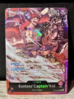 Eustass"Captain"Kid- ST10-003 - Leader - Foil - NM - English - One Piece CCG - Image 1