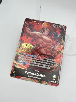 One Piece ST13-002 Portgas.D.Ace 2nd Anniversary Tournament Winner Promo NM - Image 3
