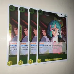 One Piece TCG X4 Playset OP13-104 Kouzuki Hiyori Card Game CCG Eng - Image 2