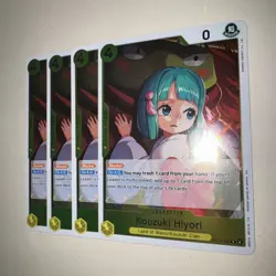 One Piece TCG X4 Playset OP13-104 Kouzuki Hiyori Card Game CCG Eng - Image 3