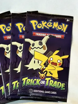 Pokemon Trick or Trade Lot of 18 Packs 2023 Trading Cards Sealed (C8) - Image 2