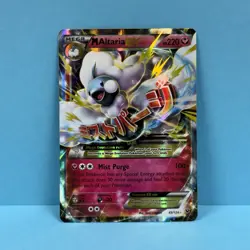 Mega M Altaria EX 69/124 Fates Collide Ultra Rare Holo Pokemon Card LP - Image 1