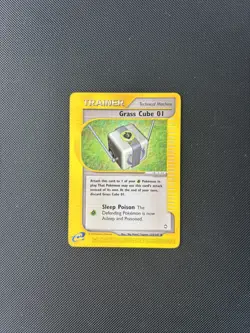 Pokemon Card Aquapolis E Series Grass Cube 01 124/147 WOTC - Image 2
