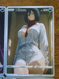 Beautiful Waifu 9 Card Lot - Anime Goddess Cards Fern Mikasa Rukia Annie - Image 2