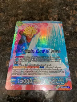 SS2 Trunks Envoy of Justice Leader Foil 1st Ed. Dragon Ball Super Card Game | NM - Image 4