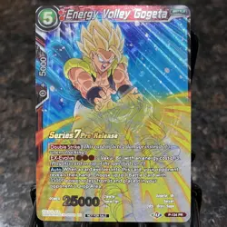 Energy Volley Gogeta PRERELEASE Foil P-134 Dragon Ball Super Card Game | NM - Image 1