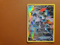 White Kyurem XY81 Black Star Promo Full Art Pokemon XY Promo - LP Card TCG - Image 1