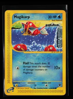 Magikarp 118/165 Common Expedition Pokemon Card - Image 1