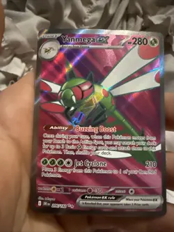 Pokemon TCG Yanmega EX Holo Card Destined Rivals Ultra Rare 206/182 Nm - Image 1