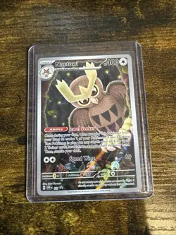 Pokemon TCG Noctowl #141 Promo Card Stellar Crown ETB, Near Mint/Mint (NM/MT) - Image 1