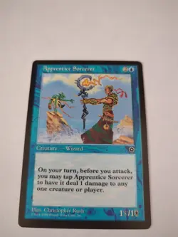 MTG Apprentice Sorcerer Portal Second Age Regular Uncommon - Image 1