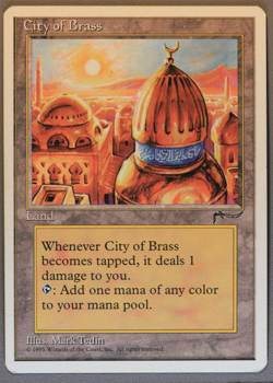 City of Brass - MTG - Chronicles - Magic: The Gathering - Image 1