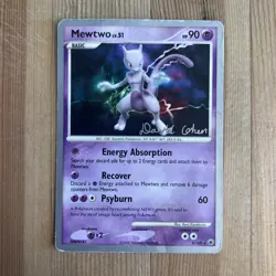 Mewtwo 9/100 World Championships 2009 Pokemon Card DMG - Image 1
