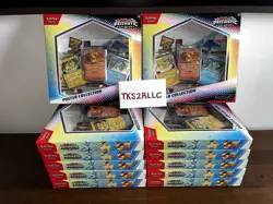 Lot Of 12 Prismatic Evolution Poster Collection Boxes (36 Packs) Pokemon Sealed - Image 1
