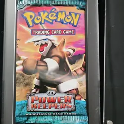 Factory Sealed Pokemon EX Power Keepers Booster Pack Aggron Artwork - Image 3