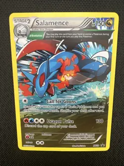 Salamence XY59 XY Black Star promo Pokemon TCG - LP - Image 4