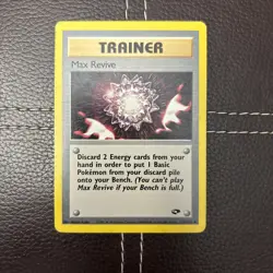 Pokemon TCG - Max Revive - 117/132 - Gym Challenge - MP Uncommon (2000) - Image 1