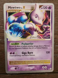 Mewtwo LV.X (David Cohen Signature) World Championship Decks Pokemon 2009 MP - Image 1