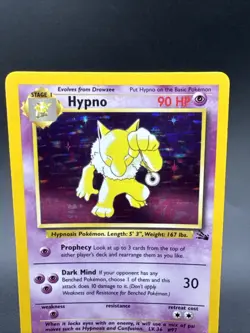 Pokemon TCG Hypno Fossil 8/62 Holo Unlimited Holo Rare - Image 2