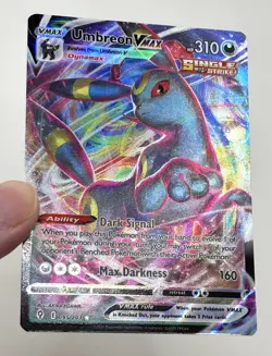 Pokemon TCG Umbreon VMAX 095/203 Evolving Skies Mint Near Mint Pack Fresh - Image 3