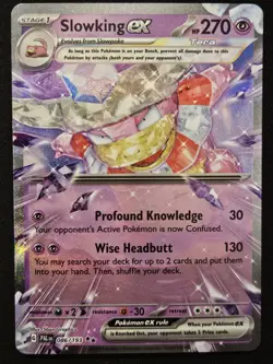 Slowking ex 086/193 S&V Paldea Evolved Double Rare Holo Pokemon TCG 2023 NM - Image 1