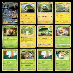 12x Vikavolt-GX Lot Charjabug Grubbin 45.0 Sun Moon Guardians Rising Pokemon Set - Image 1