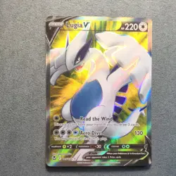 Pokemon English - Silver Tempest - Lugia V 185/195 - LP - Image 1