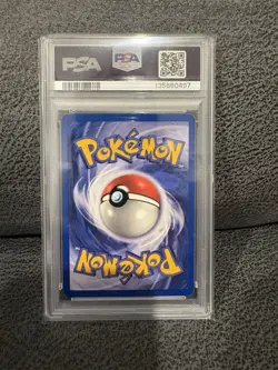 1999 Pokemon Ivy Pikachu #1 Black Star 1st Edition League Promo Error PSA 7 - Image 2