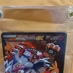 Pokemon Team Magma's Groudon EX Full Art Ultra Rare 15/34 Double Crisis Holo - Image 5