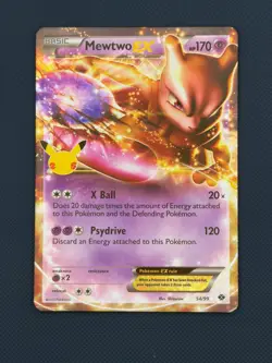 Mewtwo EX 54/99 Classic Collection Celebrations: Classic Collection Pokemon NM - Image 1