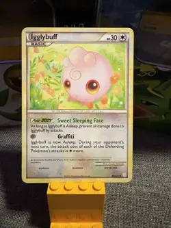 Igglybuff 44/123 Uncommon HeartGold & SoulSilver Pokemon TCG - Image 1