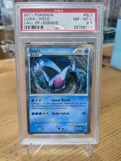 Pokemon TCG Lugia (Shiny) SL7 Call of Legends Holo PSA 8.5 NM - MINT - Image 3