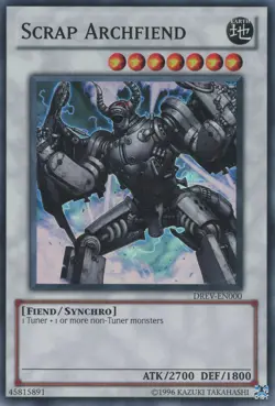 Yugioh Scrap Archfiend DREV-EN000 Super Rare NM/LP - Image 1