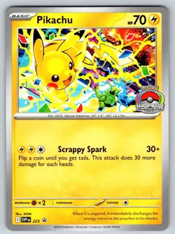Pikachu - 225 (World Championship 2025) 225 Sv: Scarlet & Violet Promo Card NM - Image 1