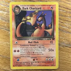 Dark Charizard 21/82 2000 Team Rocket Pokemon Card Non-Holo Vintage WotC - Image 1